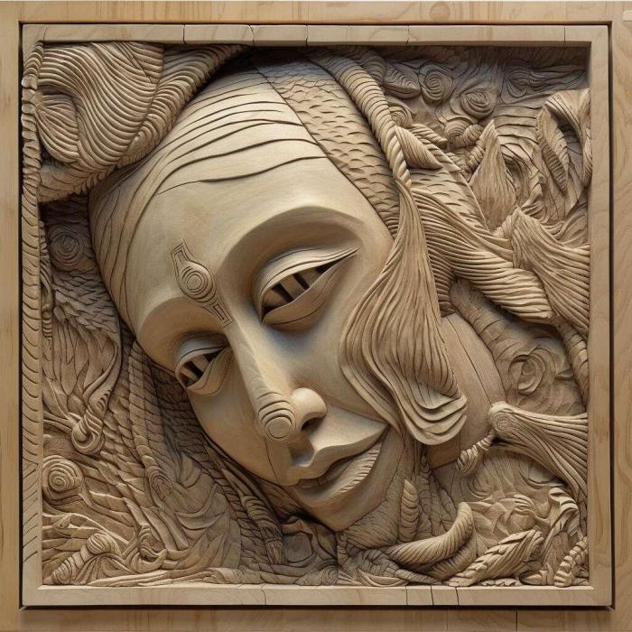 نموذج ثلاثي الأبعاد لآلة CNC 3D Art 